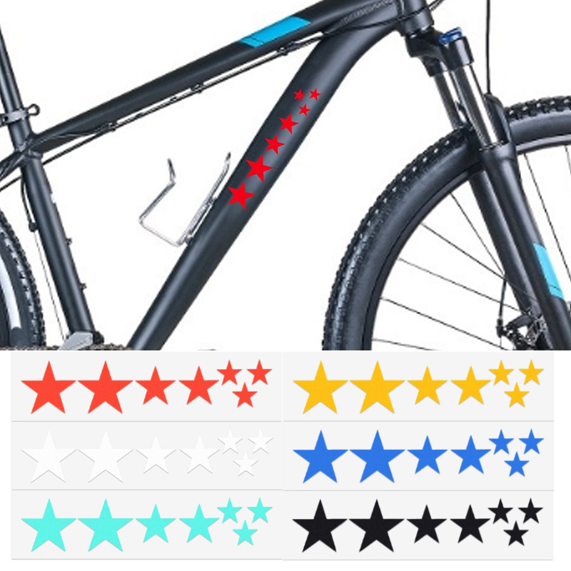 Cycling Gear Material - 1 Sheets Mountain Bike Reflective Stickers