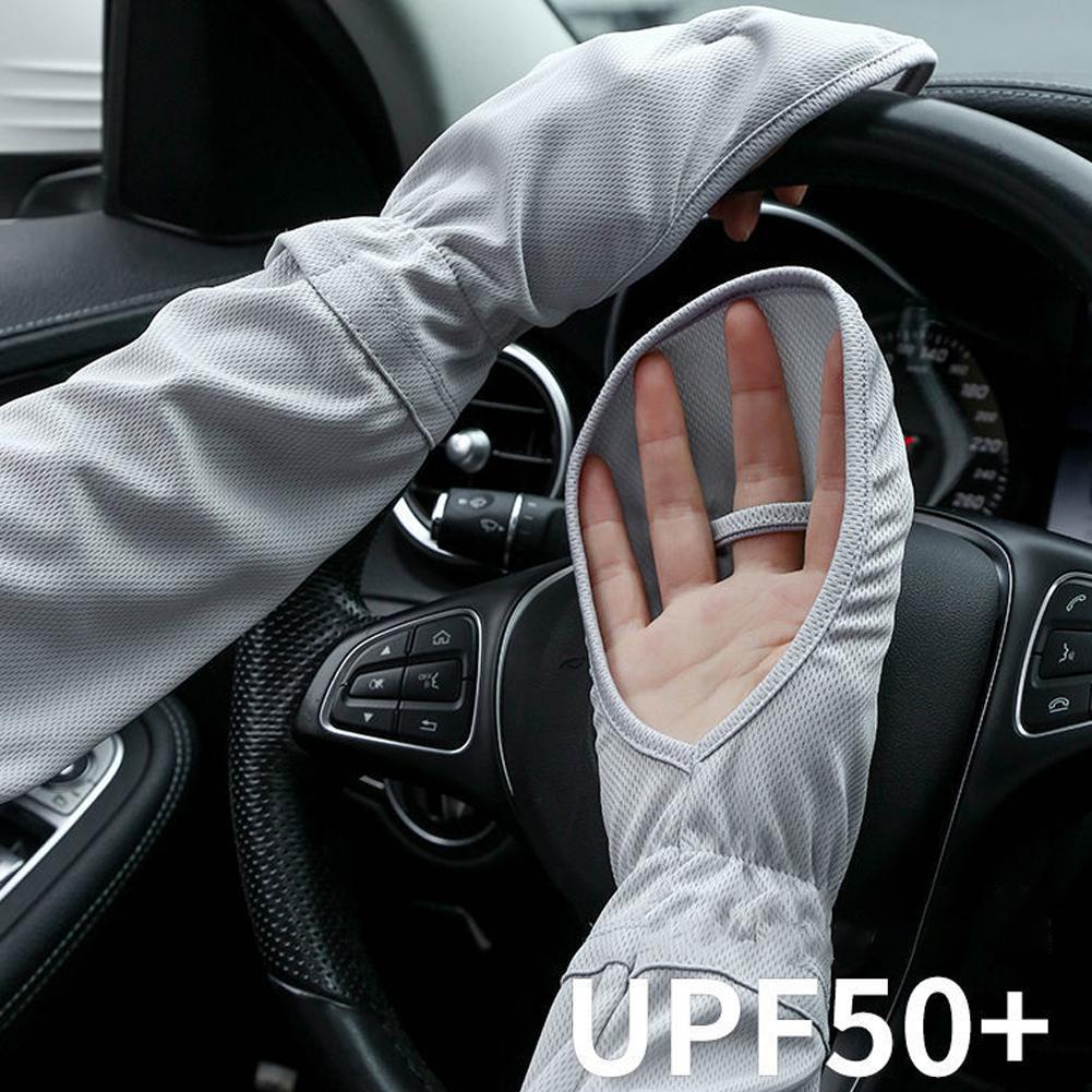 Cycling Glove - Solid Color Large Ice Silk Gloves