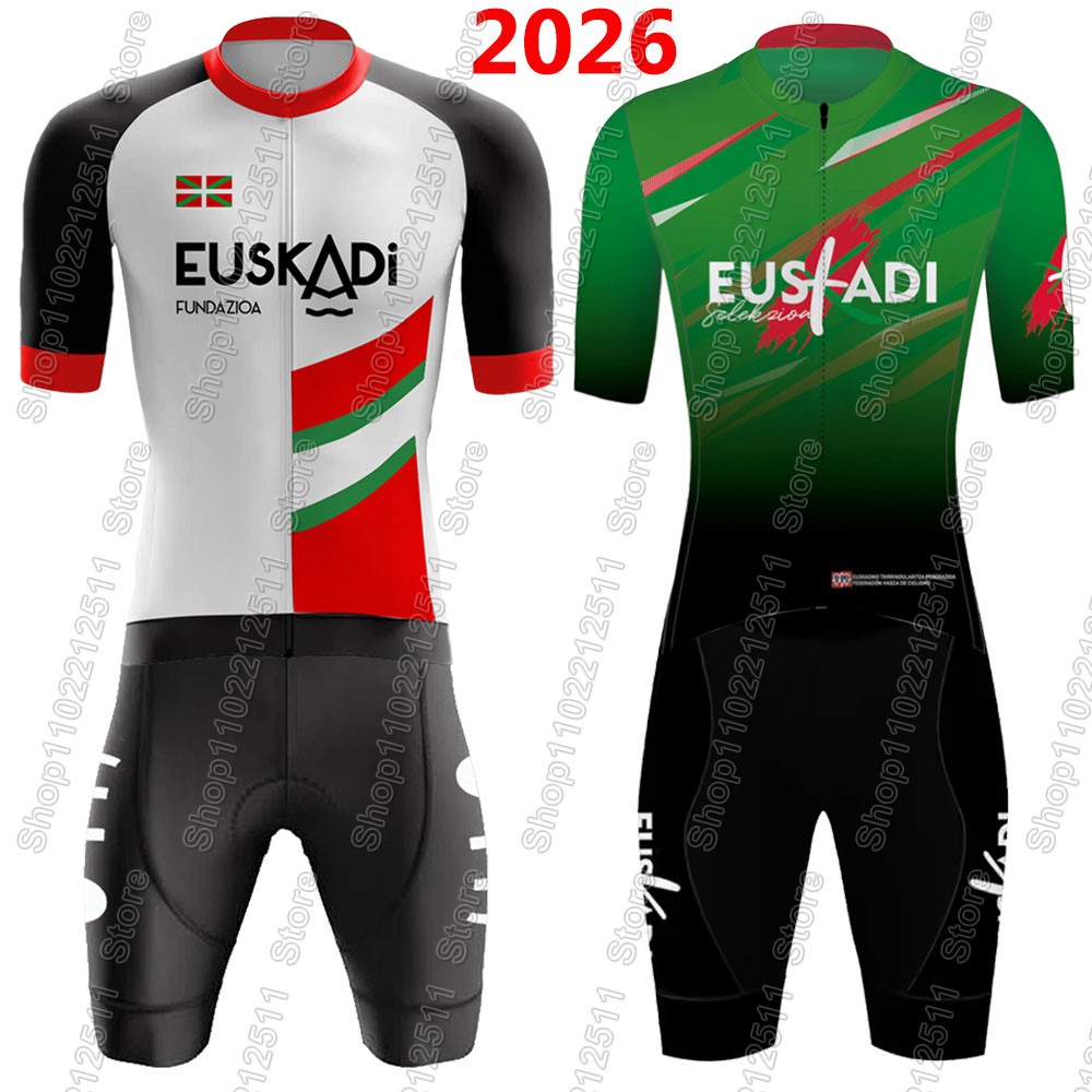 Cycling Bib Shorts - Euskadi Team Cycling Jersey 2026 Set