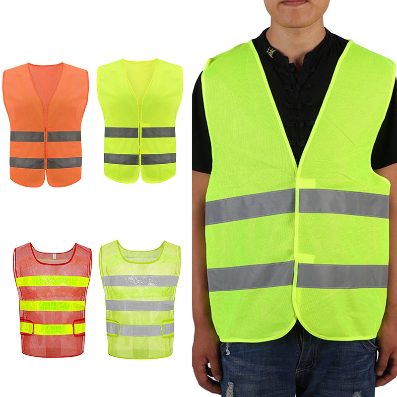 Cycling Visibility Gear - Safety High Visibility Reflective Vest Night