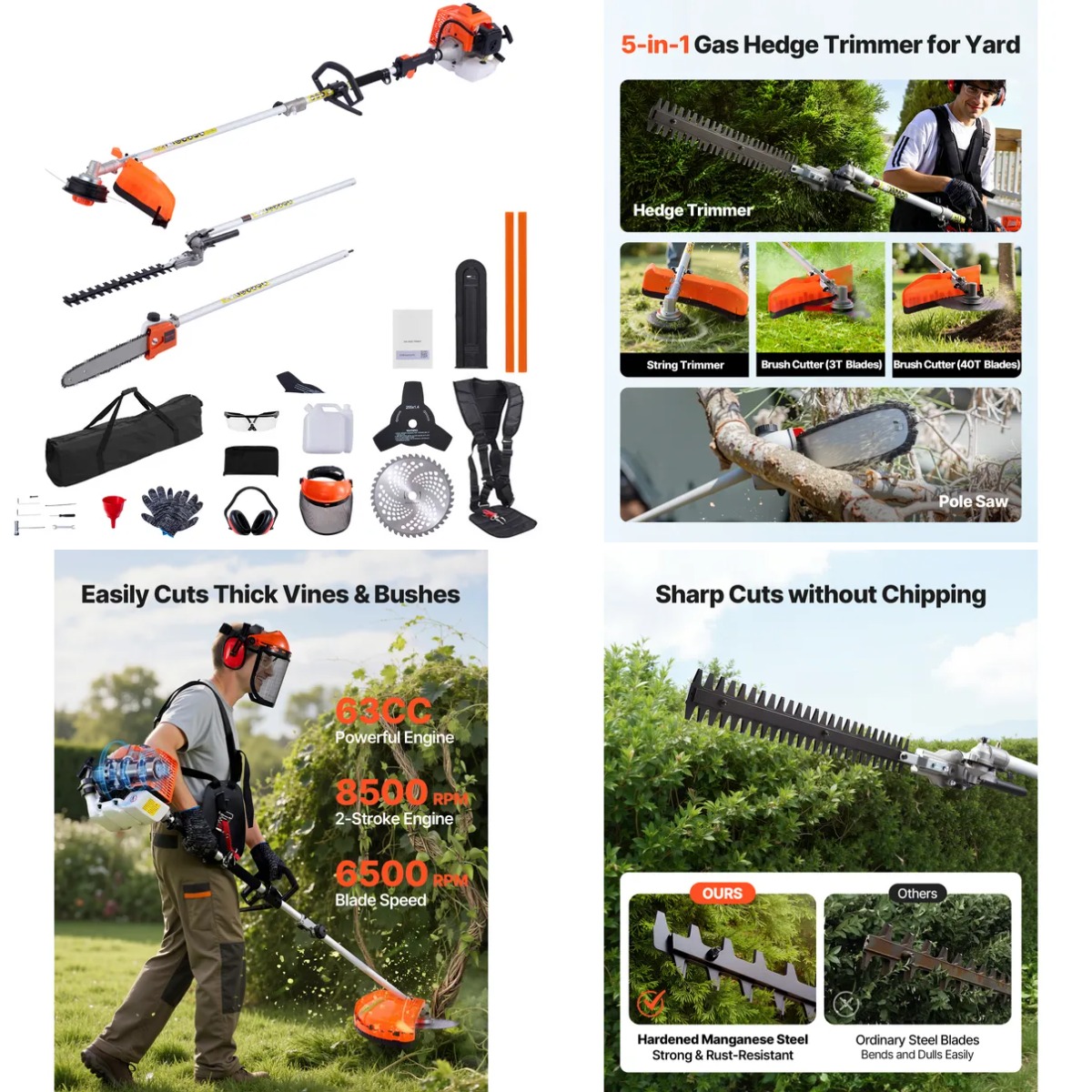 Cycling Gear Inches - Gas Hedge Trimmer, 2 Cycle Gas