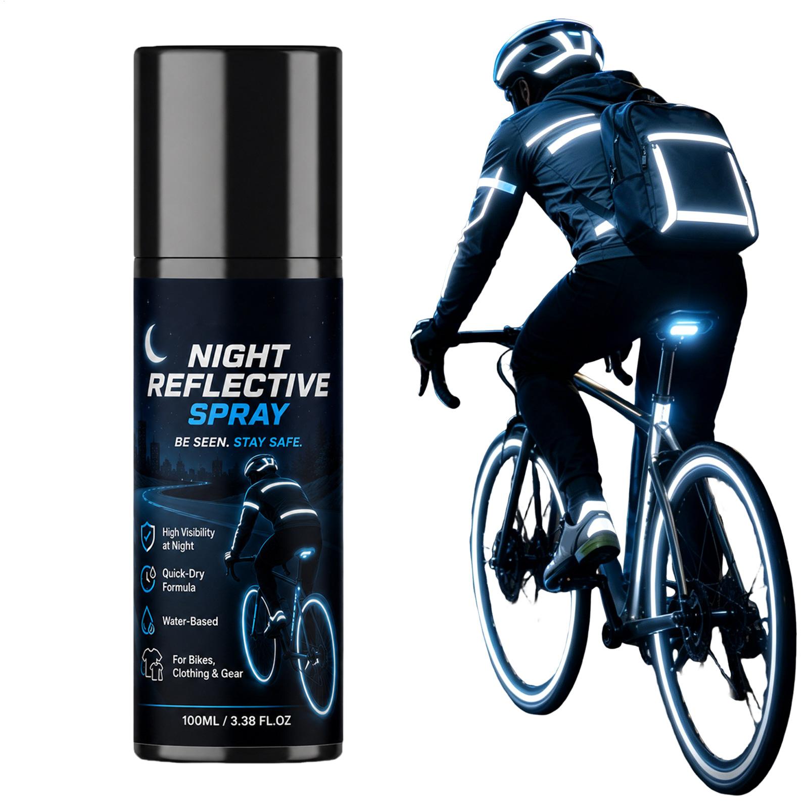 100ml Night Reflective Spray,  - Cycling Visibility Gear recension och pris