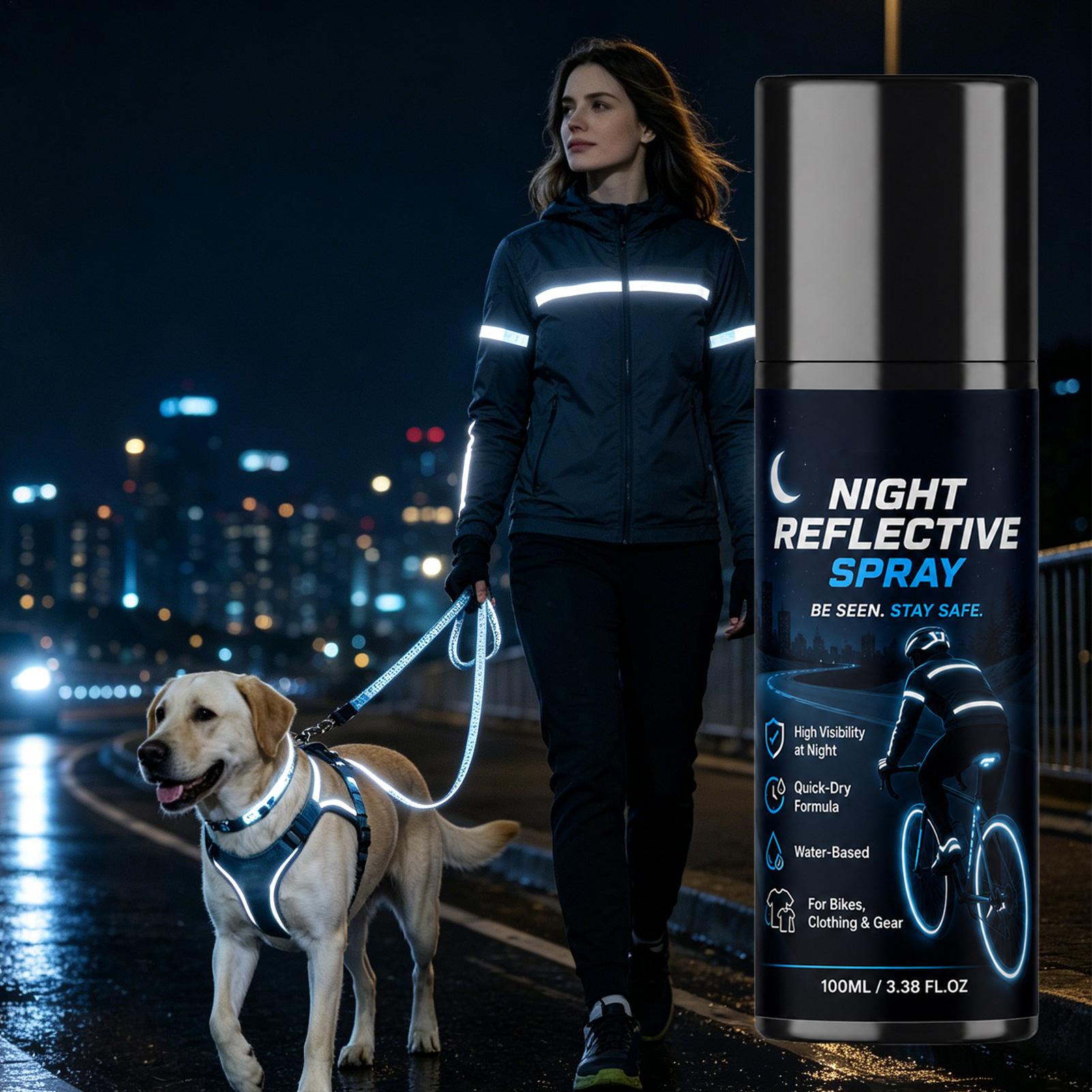 100ml Night Reflective Spray,  - Cycling Visibility Gear recension och pris