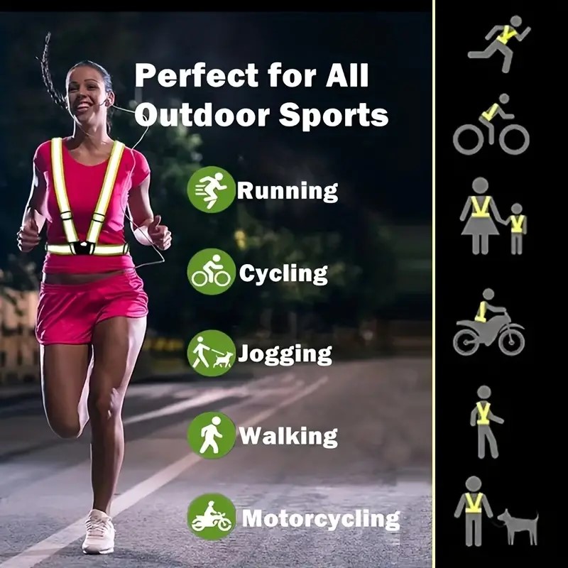 Reflective Vest Running Gear,  - Cycling Visibility Gear recension och pris