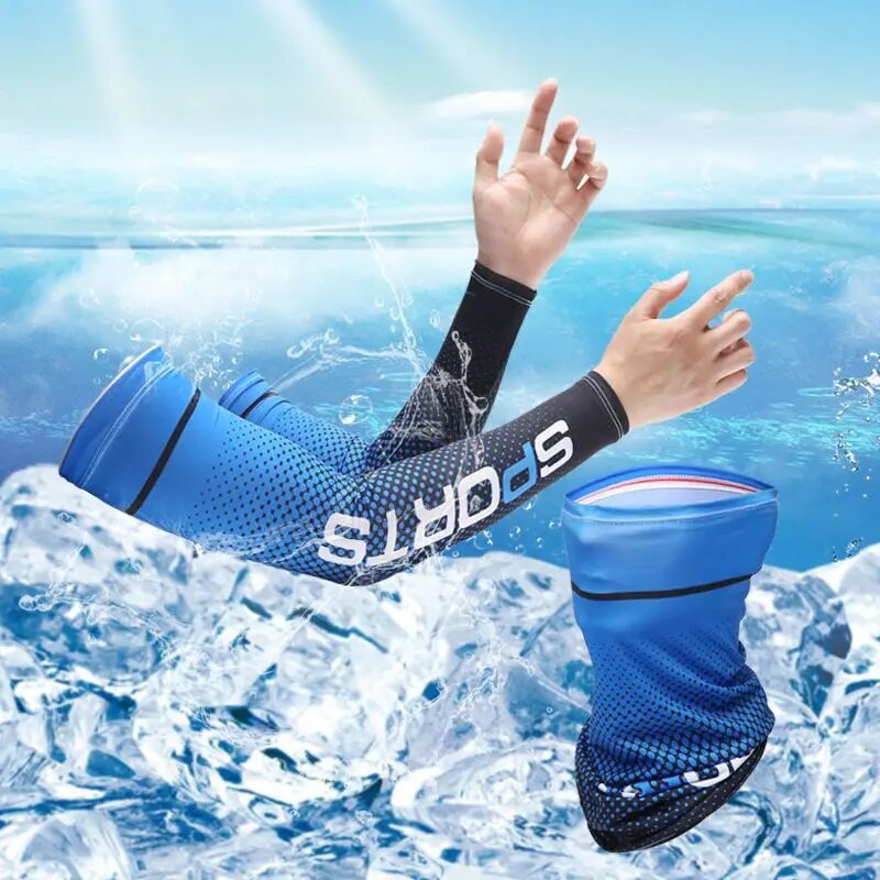 2Pcs Set Sun UV Protection Lon - Cycling Glove recension och pris