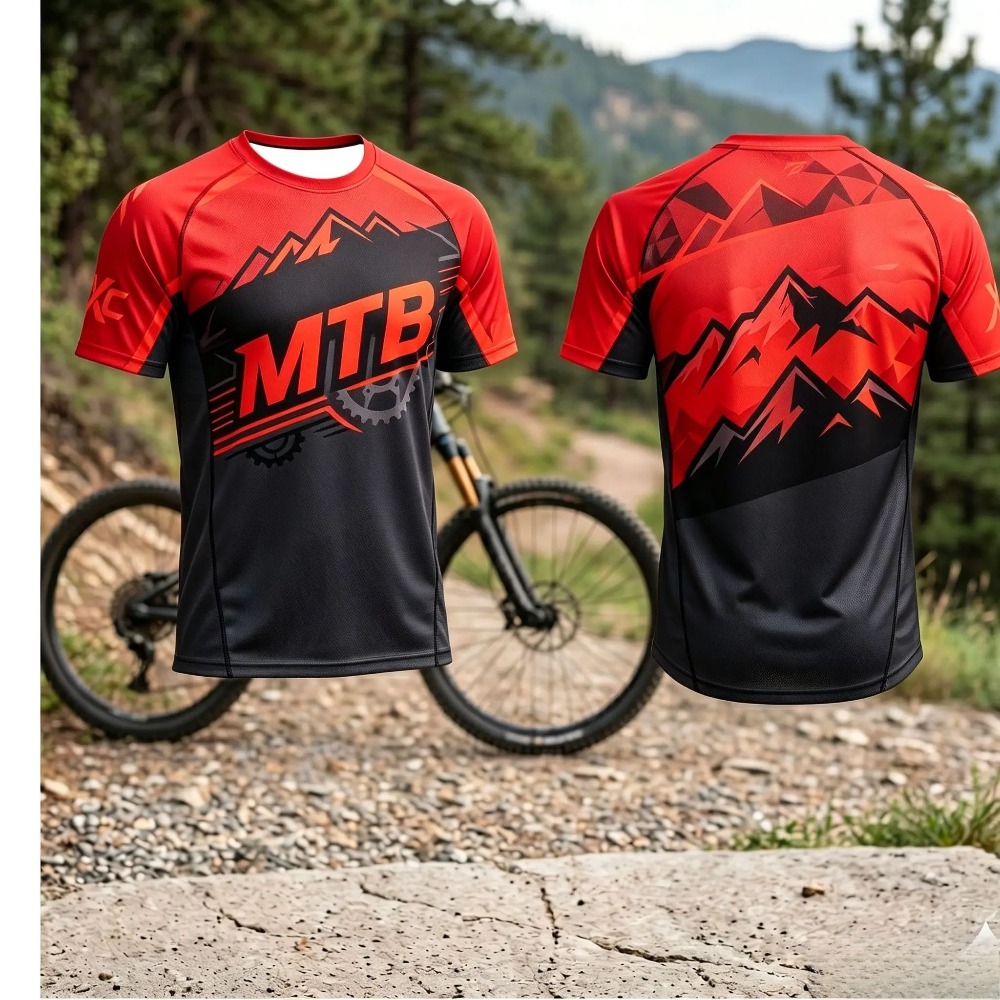 Mountain MTB Gear Print Men Qu - Xc Cycling Gear recension och pris