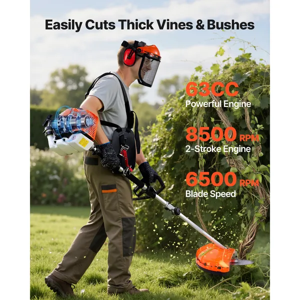 Gas Hedge Trimmer, 2 Cycle Gas - Cycling Gear Inches recension och pris