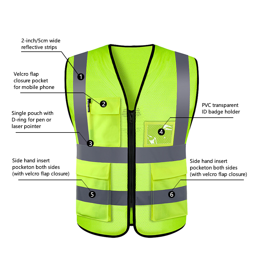 Adjustable Safety Vest Lightwe - Cycling Visibility Gear recension och pris