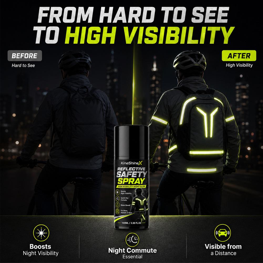 Reflective Safety Spray Night  - Cycling Visibility Gear recension och pris