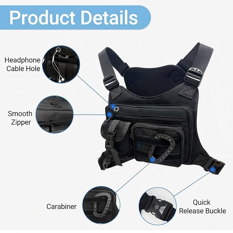 Tactical Chest Vest Pack Multi - Cycling Hand Gear recension och pris