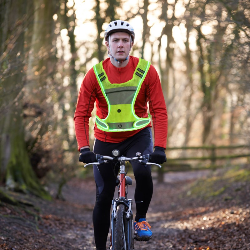 LED Light Up Sportswear Mesh F - Cycling Visibility Gear recension och pris