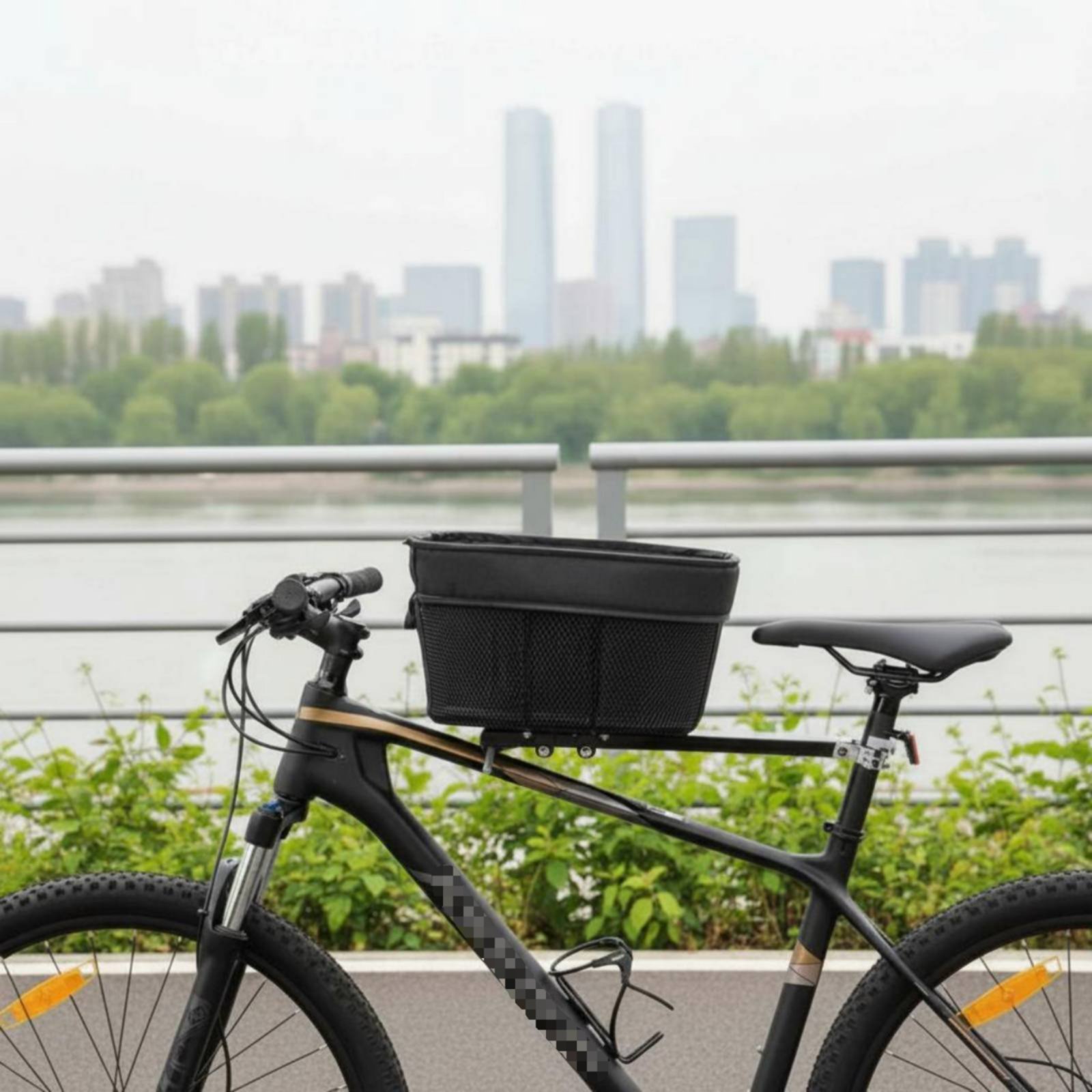 Foldable Dog Bike Basket Easy  - Bike Cargo Rack recension och pris