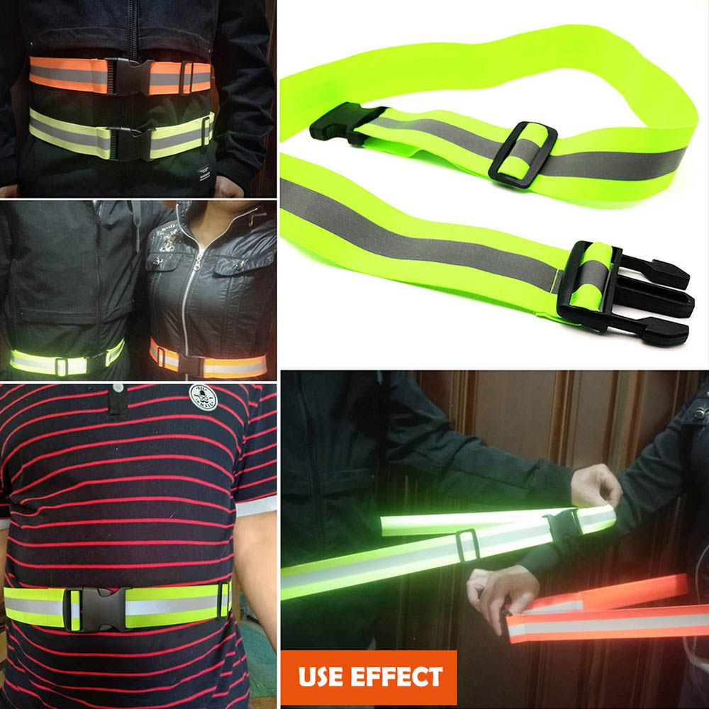 Reflective Belt Adjustable Wai - Cycling Visibility Gear recension och pris