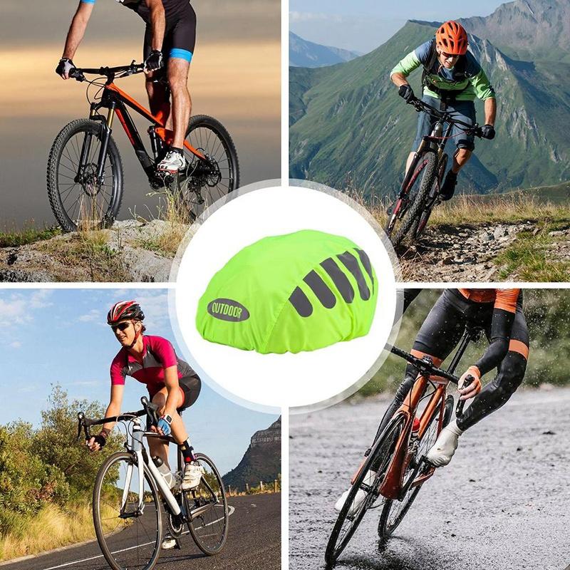 1 Pcs Bike Helmet Rain Cover W - Cycling Visibility Gear recension och pris