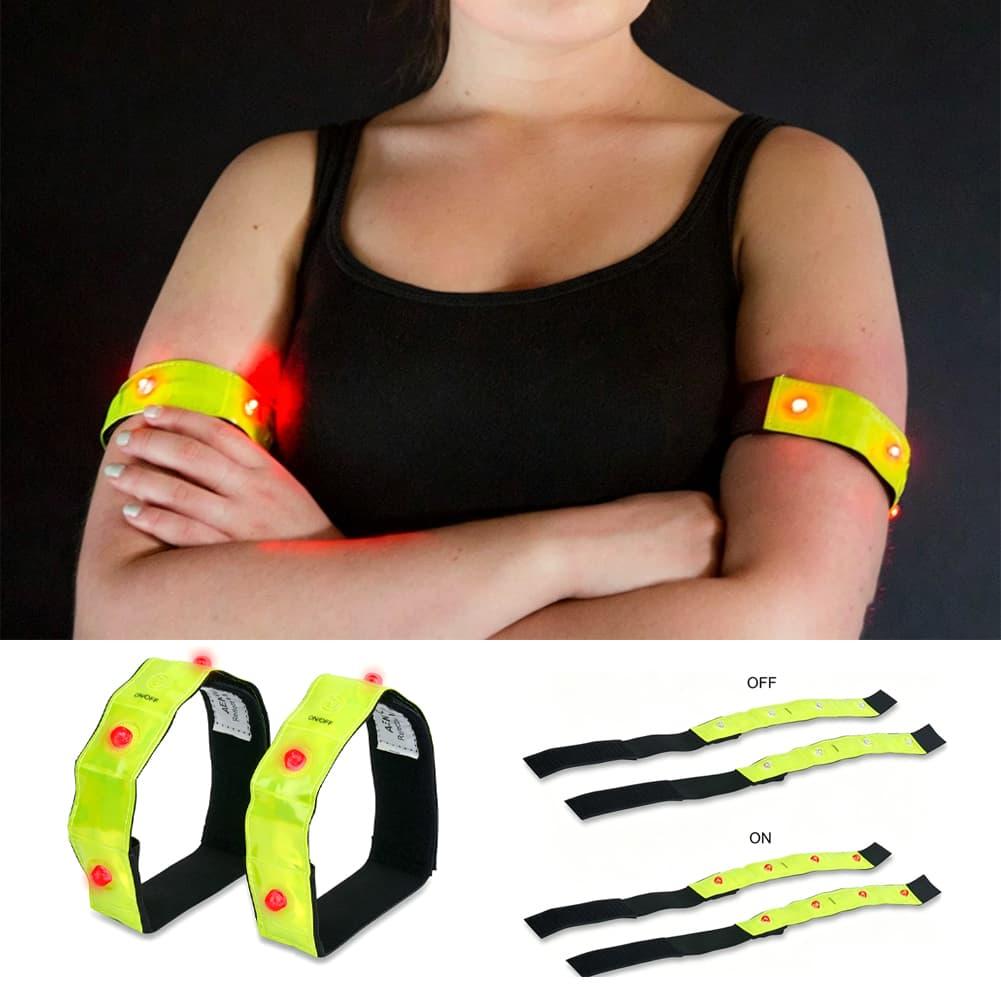 LED Reflective Armband With Fl - Cycling Visibility Gear recension och pris