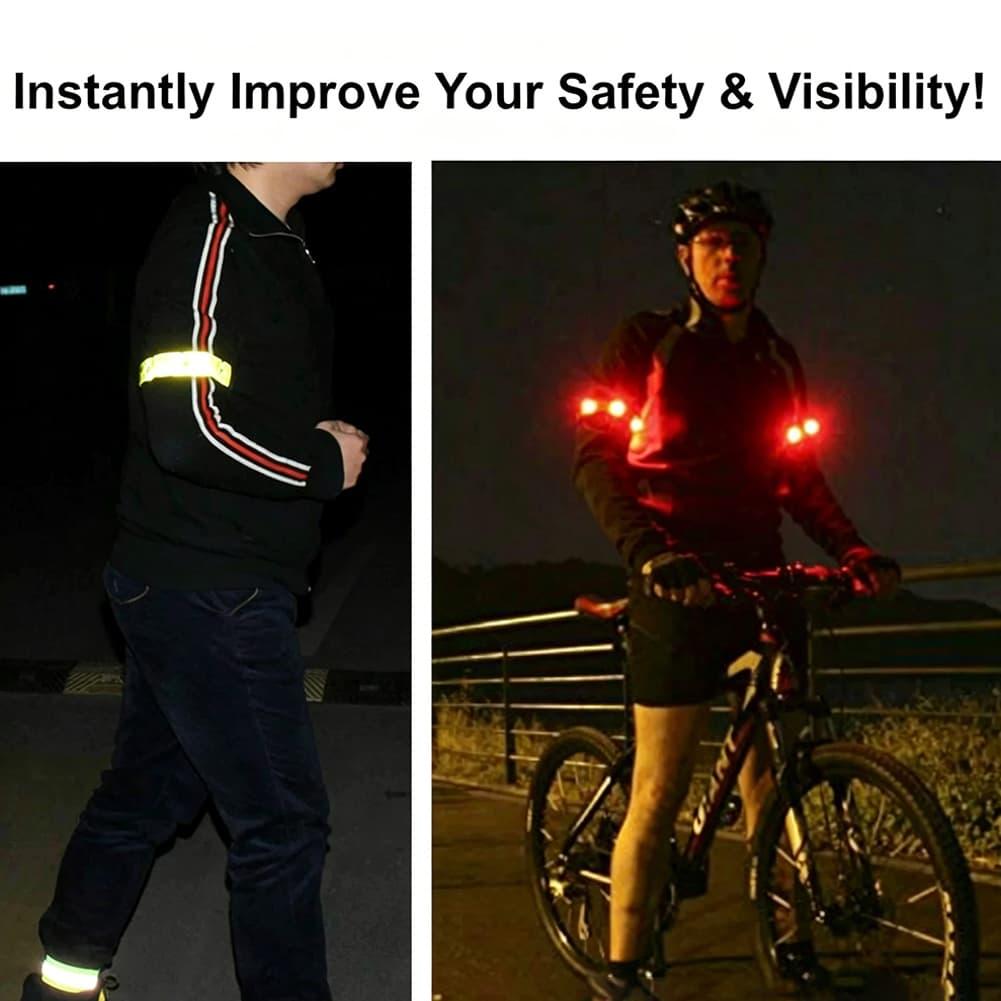 LED Reflective Armband With Fl - Cycling Visibility Gear recension och pris