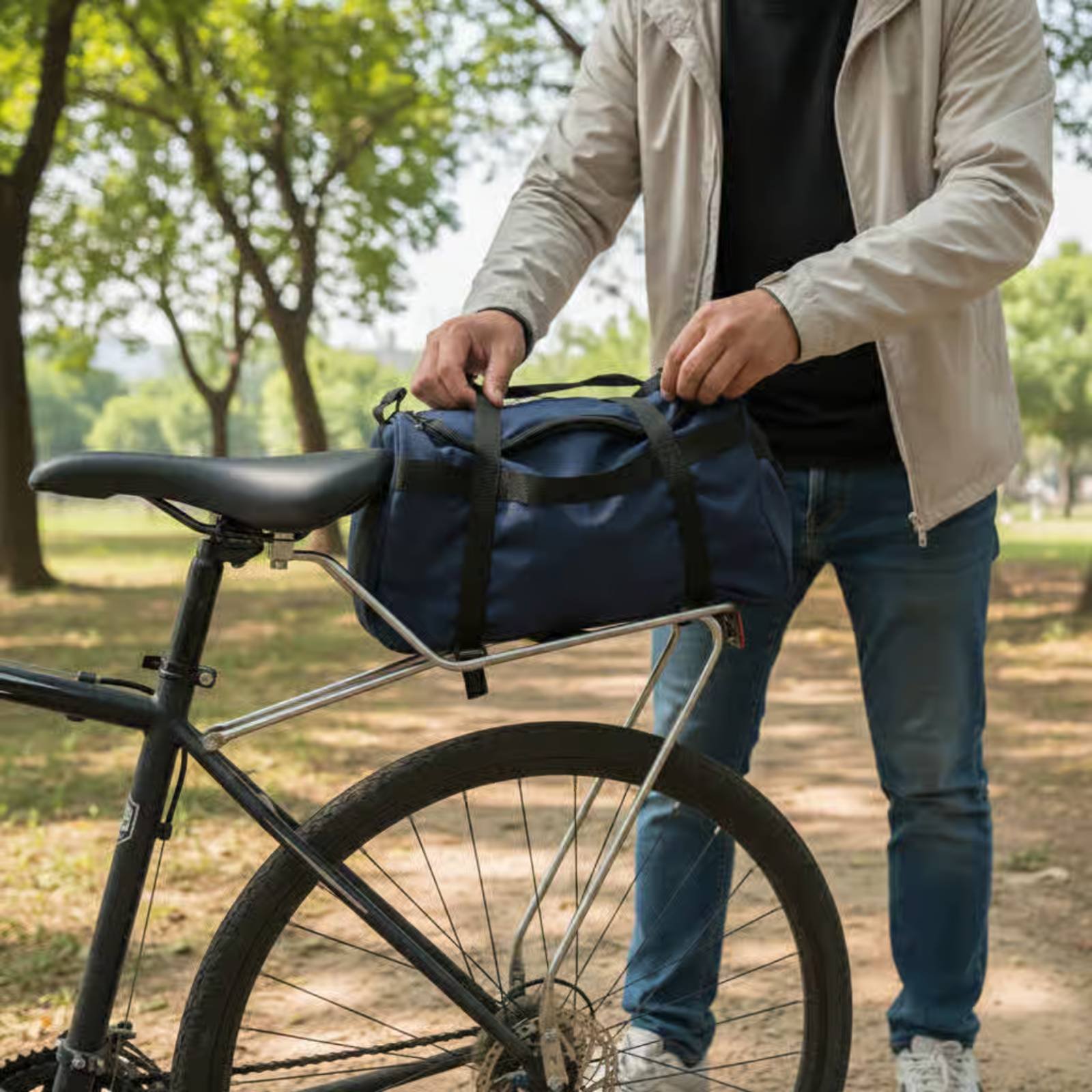 Bike Rear Rack Easy Installati - Bike Cargo Rack recension och pris