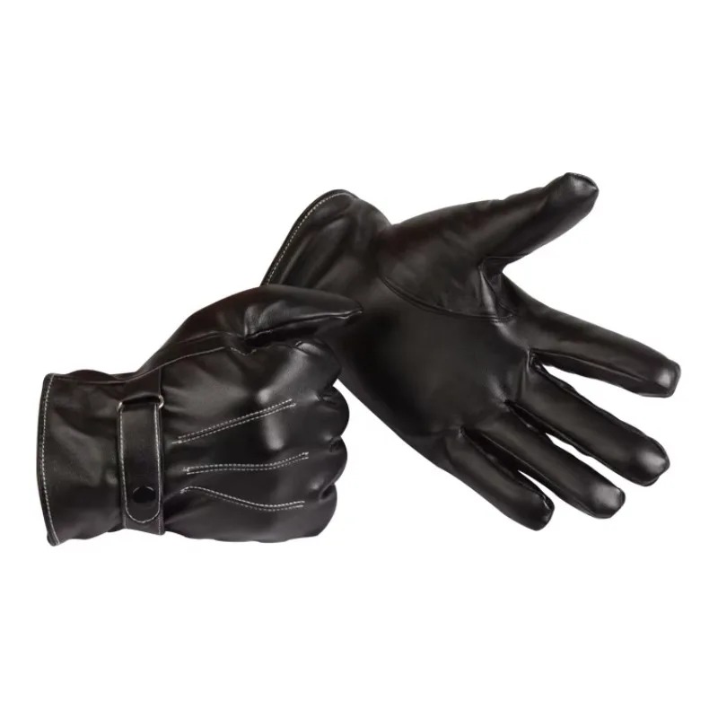 Men's Gloves PU Leather Plush  - Cycling Hand Gear recension och pris
