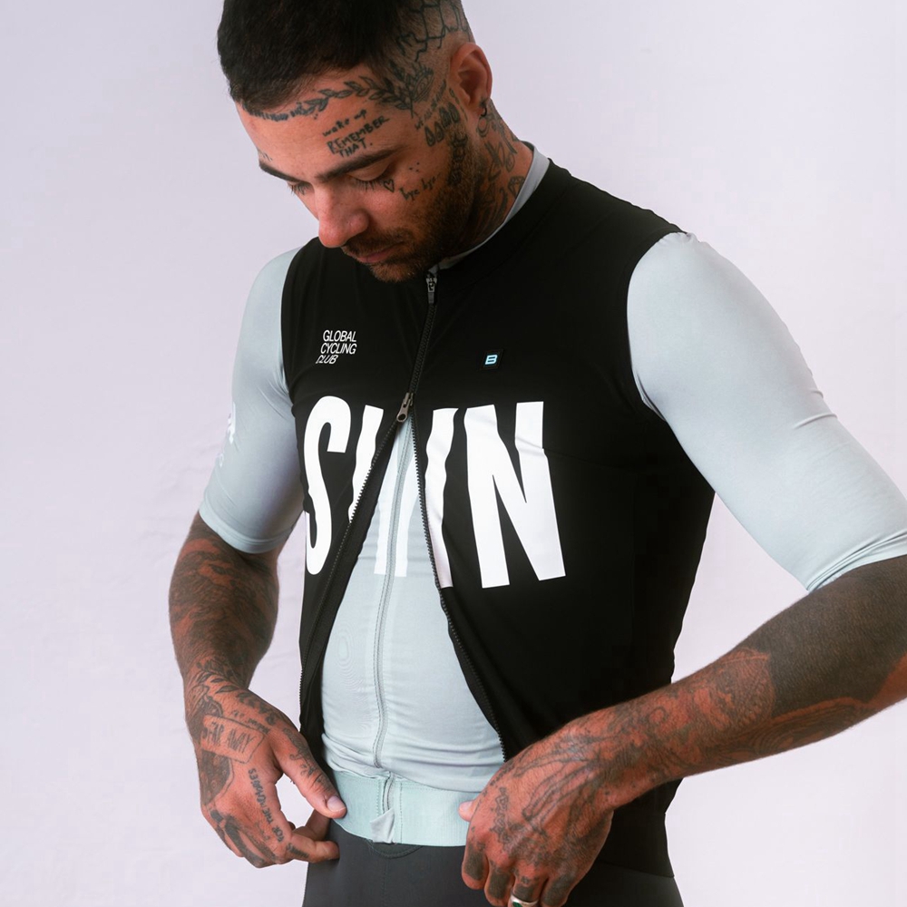 Silver gray short sleeved cycl - Cycling Bib Shorts recension och pris